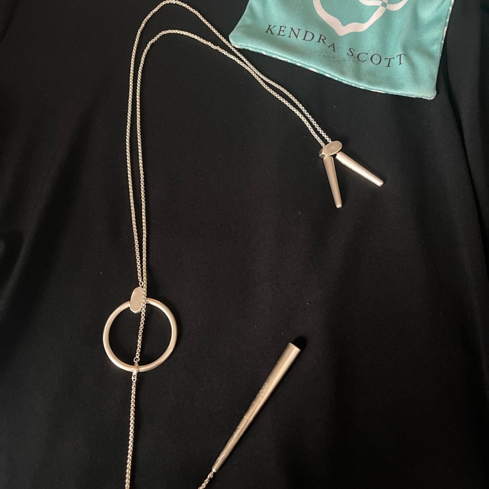 Kendra Scott Long Adjustable Length Necklace
Silver